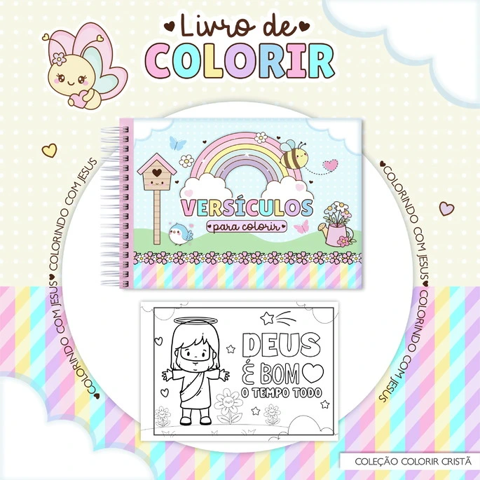 Versículos para colorir